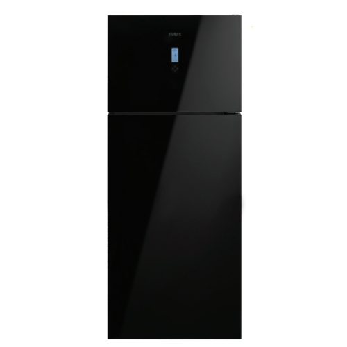 מקרר מקפיא עליון BELLERS זכוכית שחורה דגם BL543BG